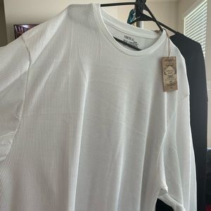 Big and Tall 2 5XL Long Sleeve (one white, one black) Vertical with tags